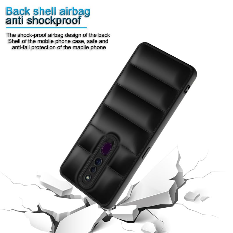Plus Puffer Case Camera Protection Soft Back Cover