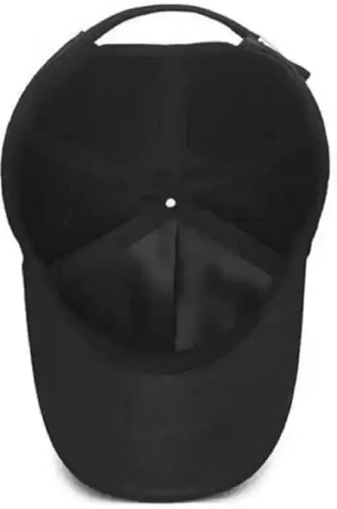 SELLORIA Brand Black Cotton Adjustable Unisex Cap