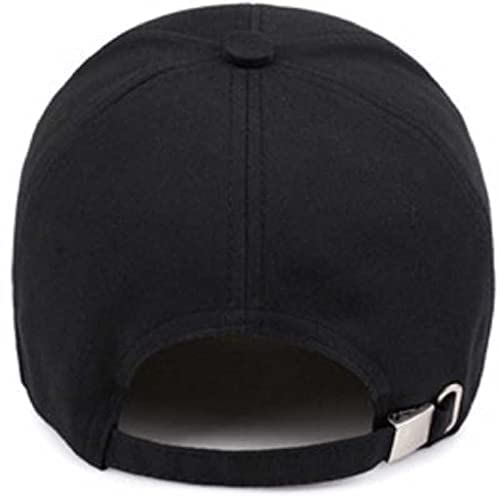 SELLORIA Brand Black Cotton Adjustable Unisex Cap