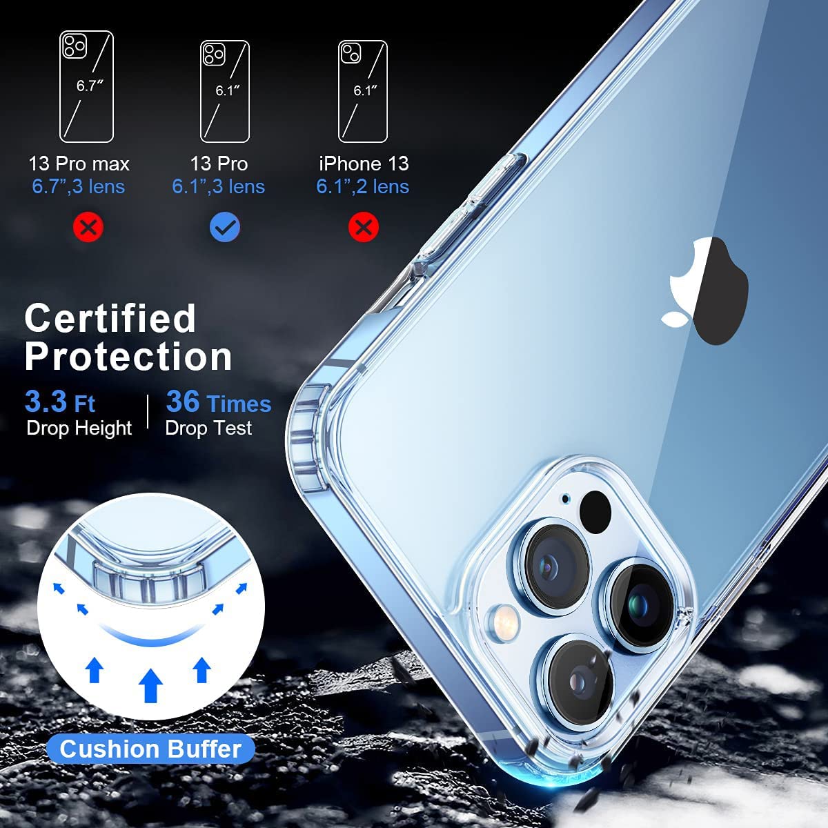 Back Cover Case for iPhone 13 Pro