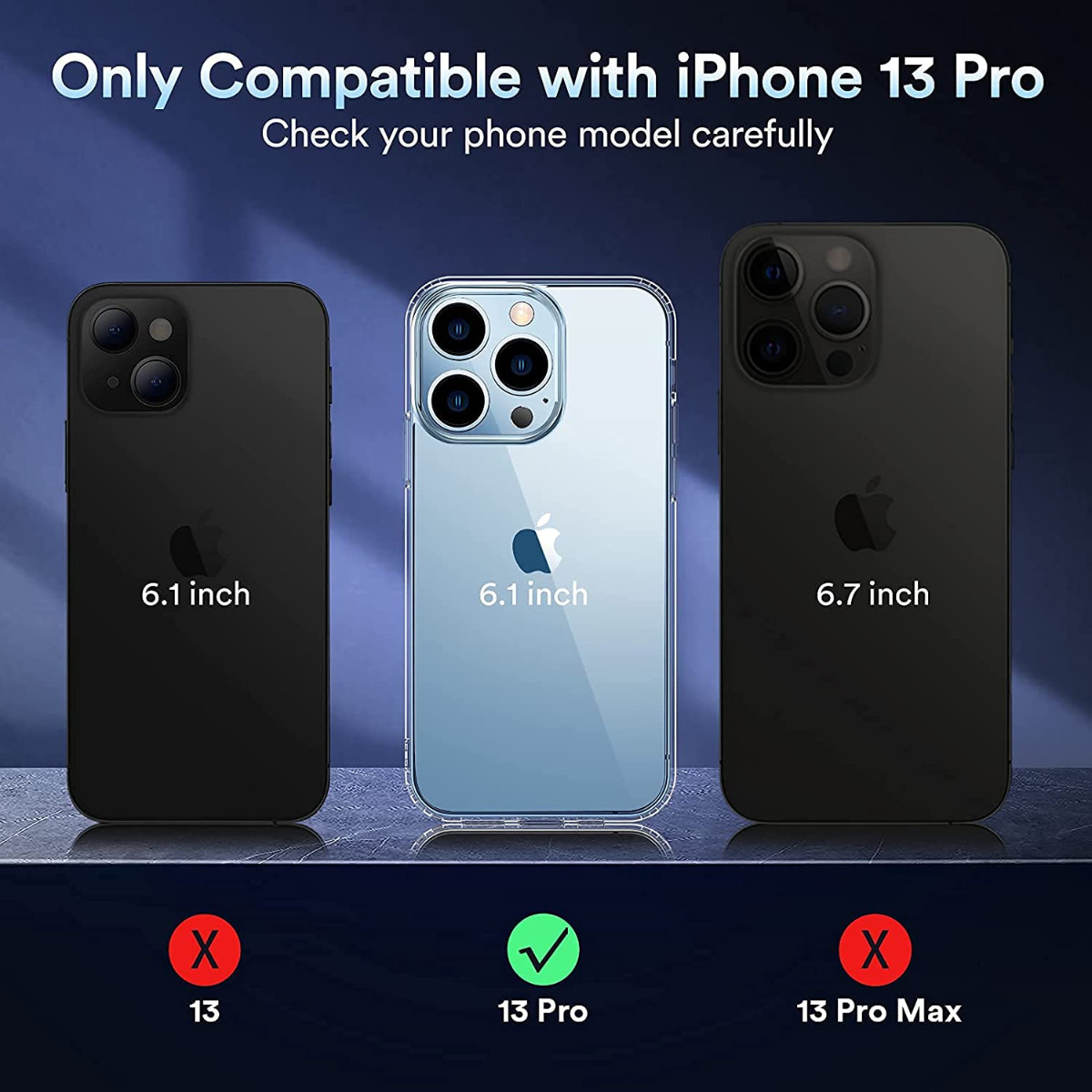 Back Cover Case for iPhone 13 Pro