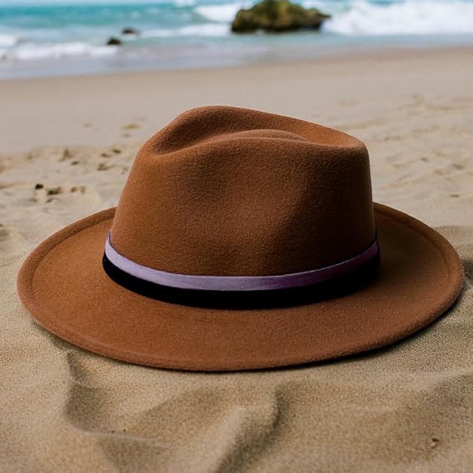  Chokore Vintage Fedora Hat - Brown 