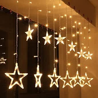 Desidiya 12 Stars 138 Led Curtain String Lights