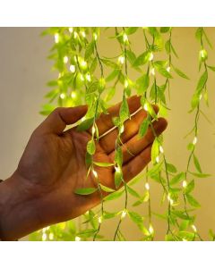 The Purple Tree Artificial Vine Leaf Curtain LED String Light
