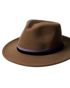  Chokore Vintage Fedora Hat - Brown 