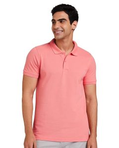 Symbol Men's Solid Cotton Rich Polo T Shirt
