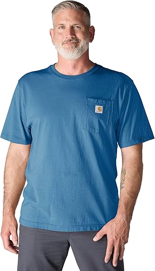 Carhartt Mens Loose Fit Heavyweight Short-Sleeve Pocket T-Shirt 